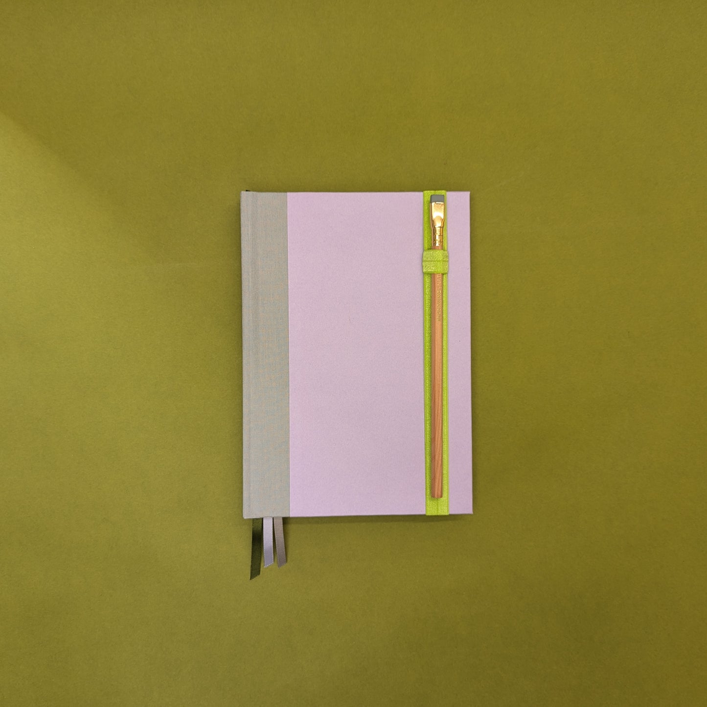 Rebel Stationery Green Elastic Pen Loop with Pencil