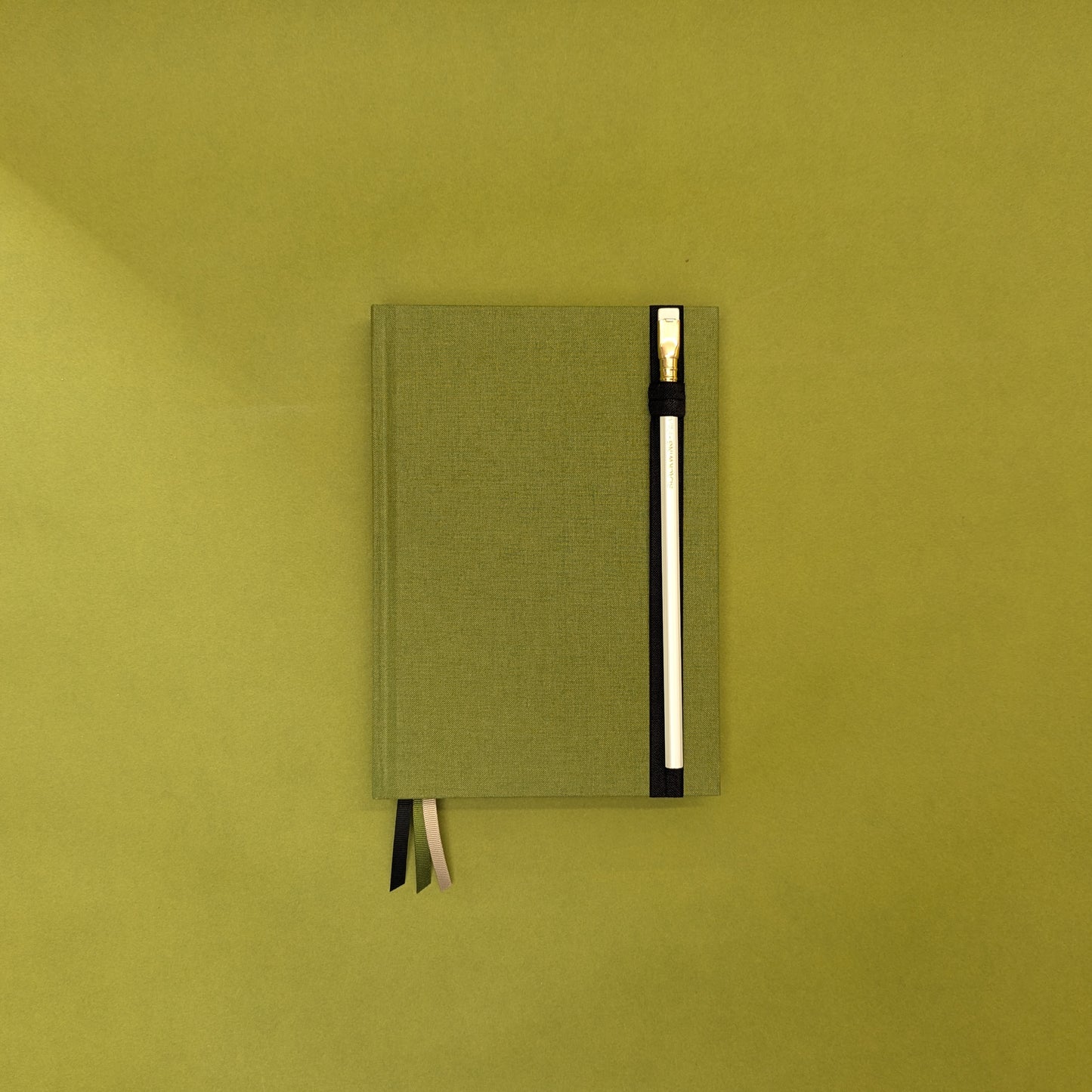 Rebel Stationery Black Elastic Pen Loop with Pencil