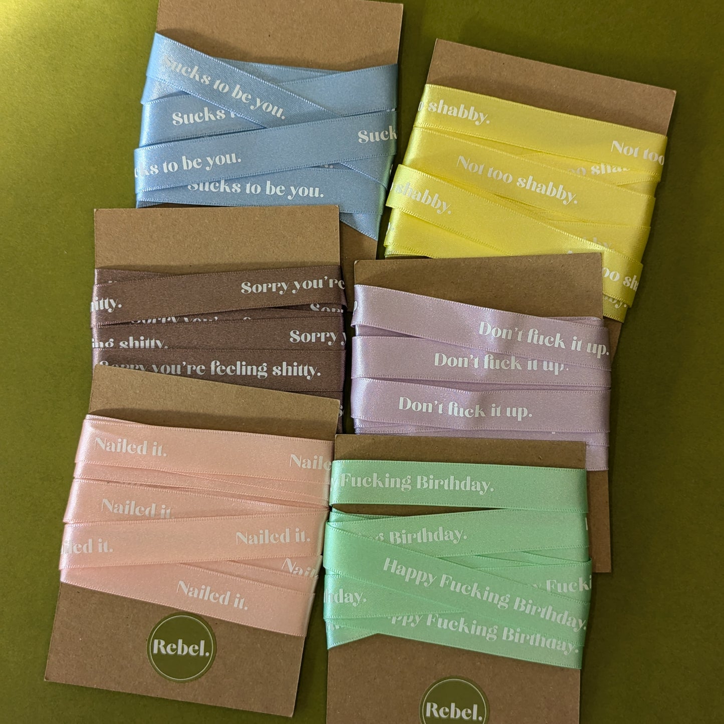 Nailed It Satin Ribbon