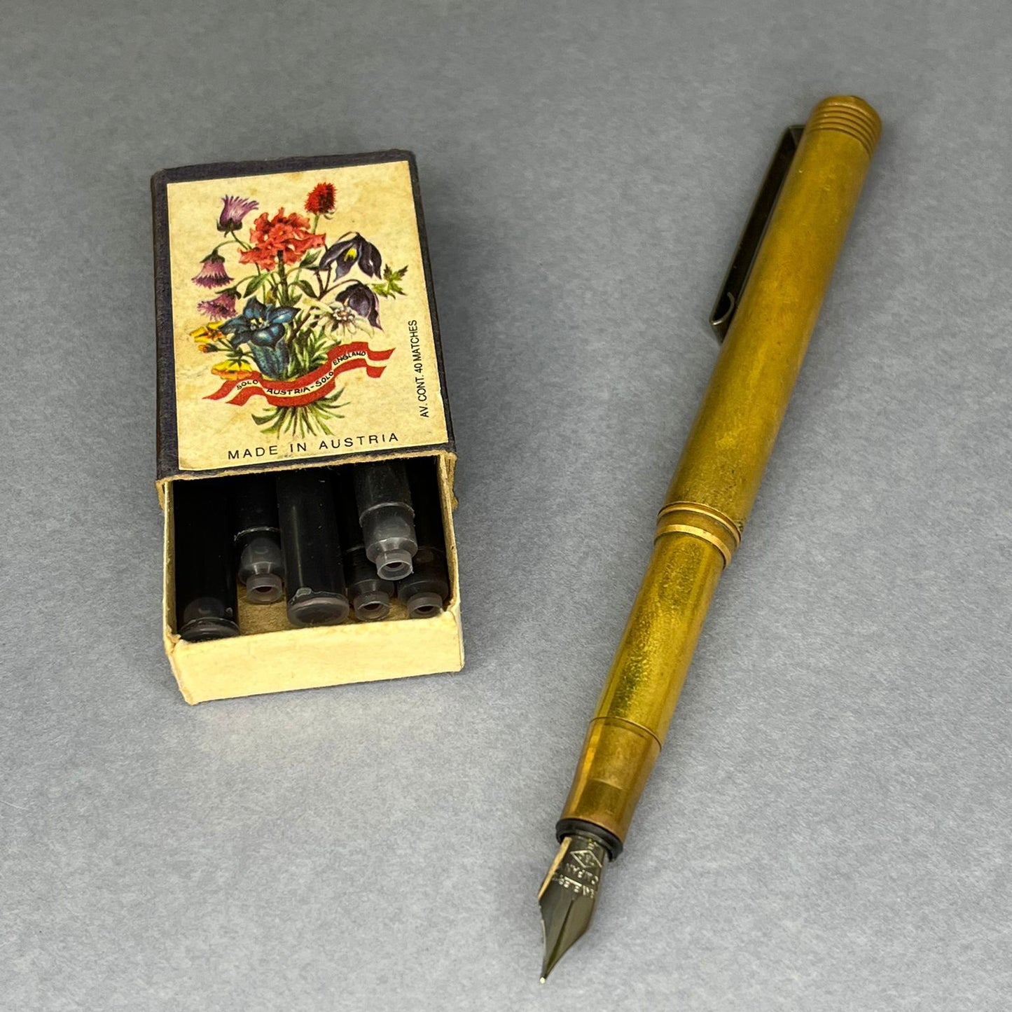 Ink Cartridges for Fountain & Rollerball Pens - Claret