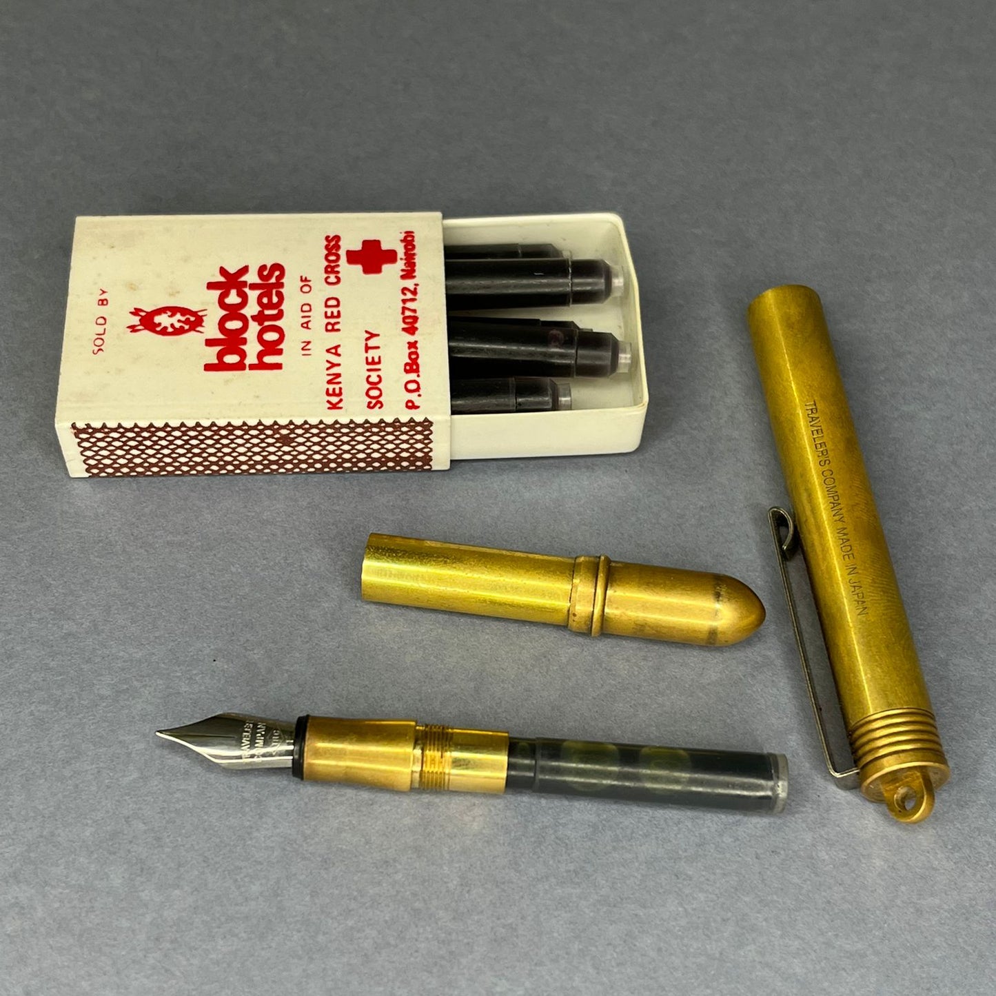 Ink Cartridges for Fountain & Rollerball Pens - Claret