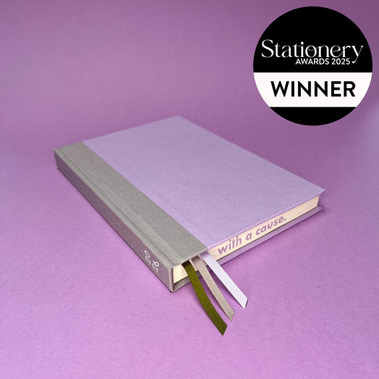 Rebel Stationery's Winning Diary in Lilac