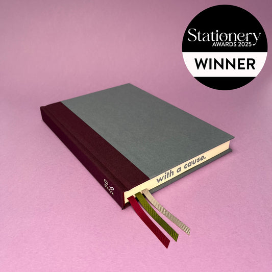 Rebel Stationery's Winning Diary in Oyster