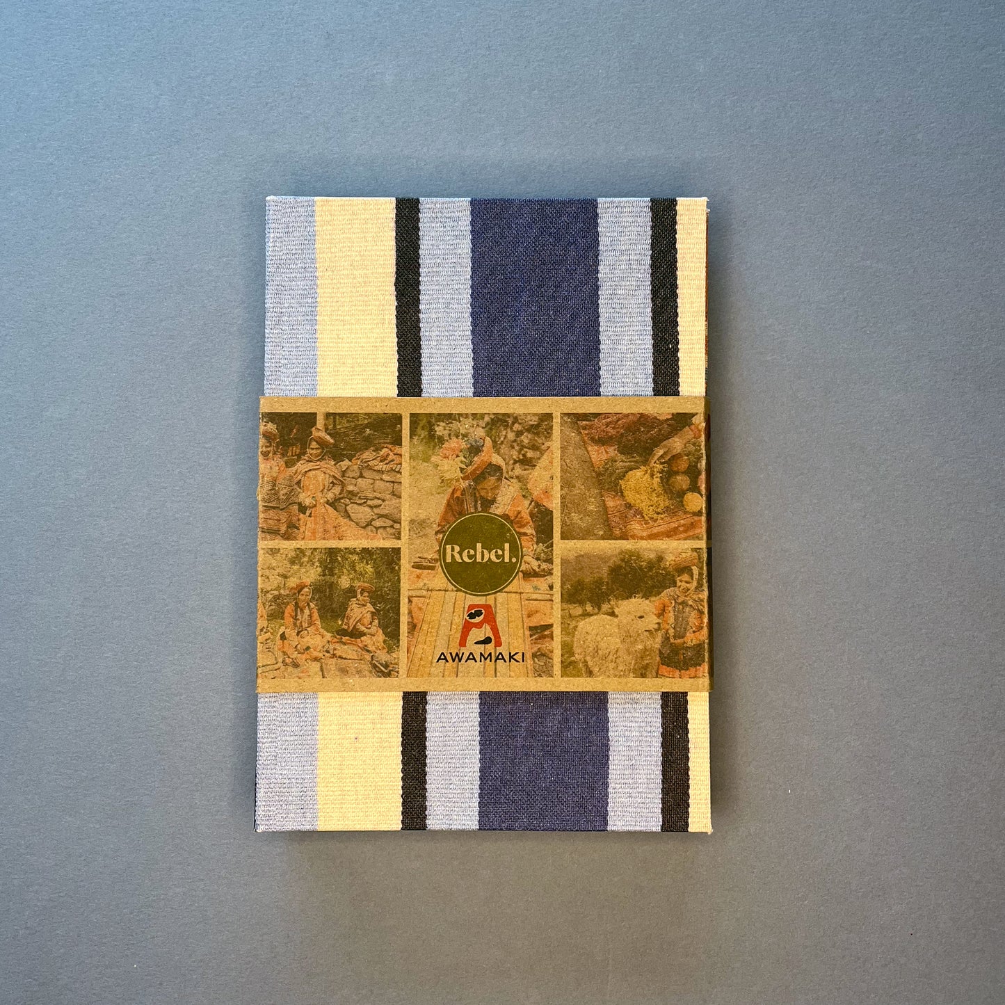 A5 Dotted Textile Rebelito Notebook - Hermelinda