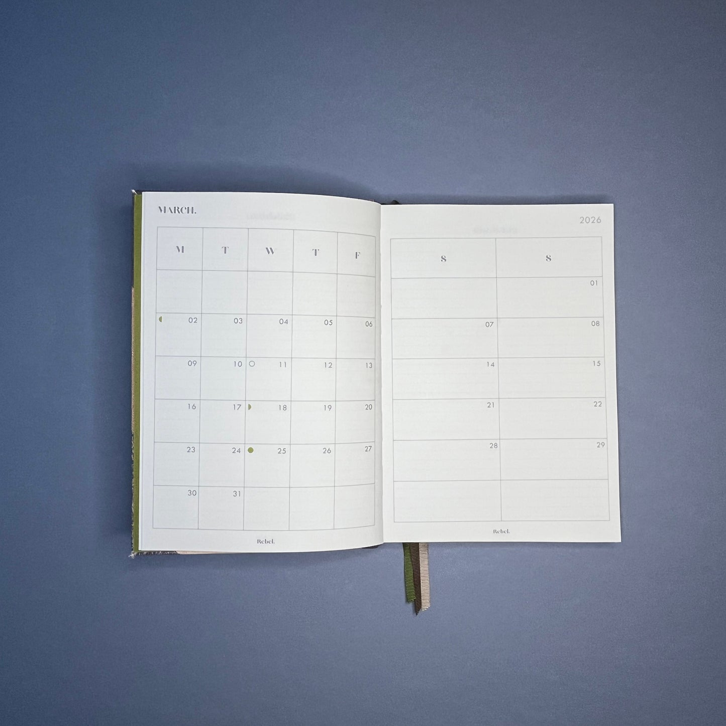 A5 Textile Diary 2026 - Jesusa