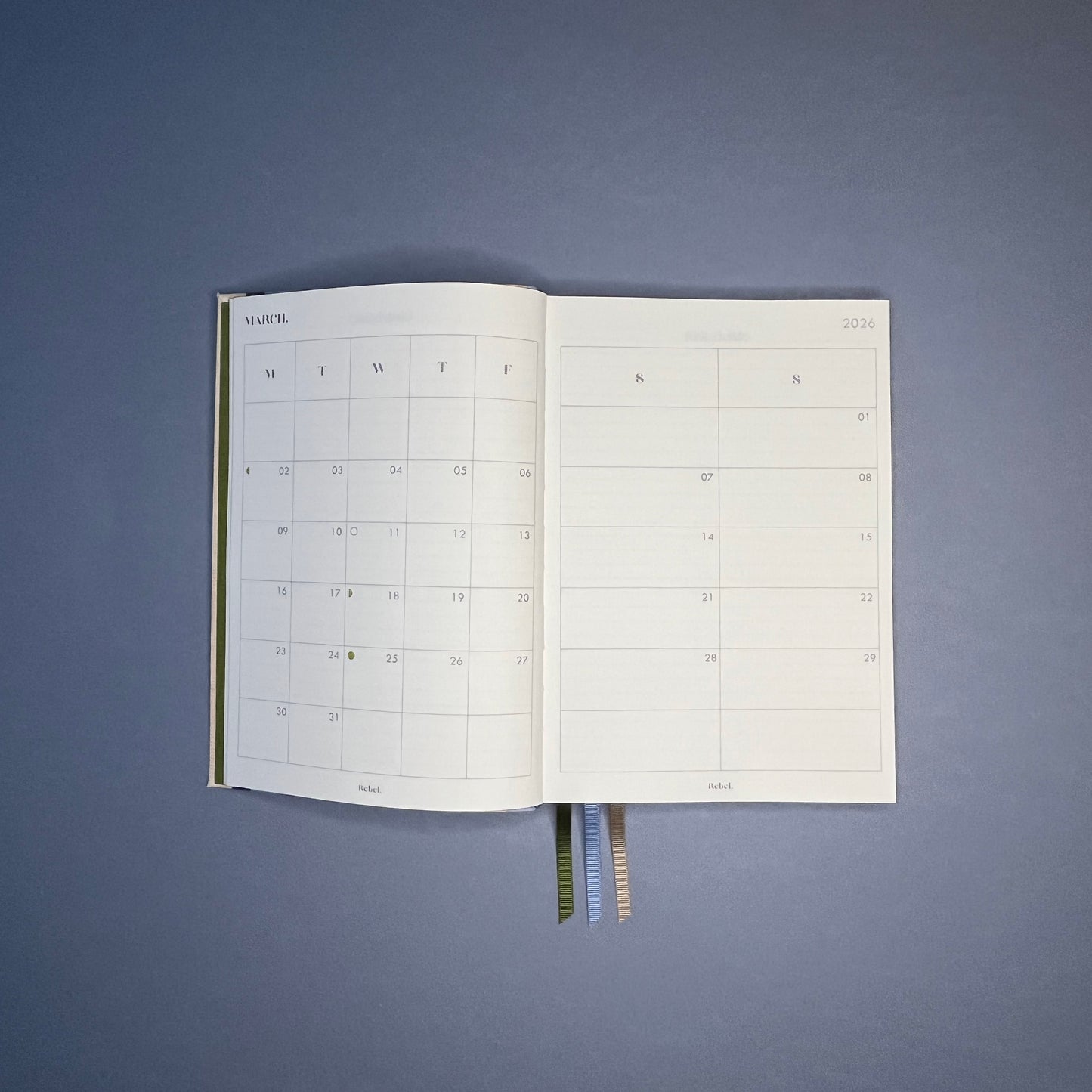 A5 Textile Diary 2026 - Hermelinda