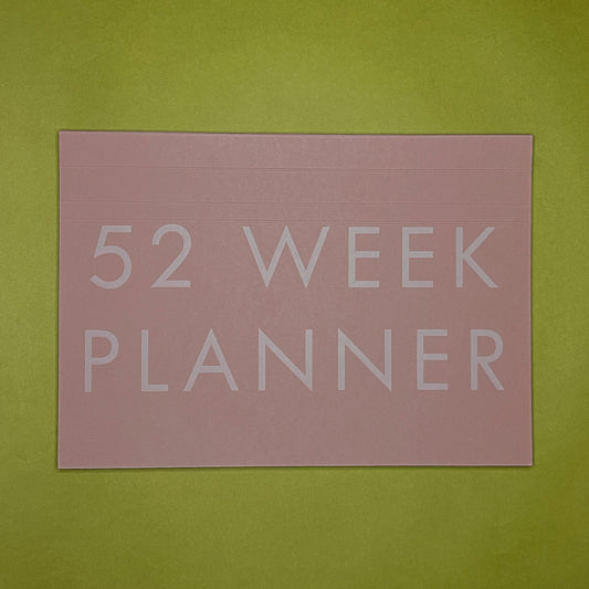 A4 Undated Weekly Desk Planner - Hawthorn
