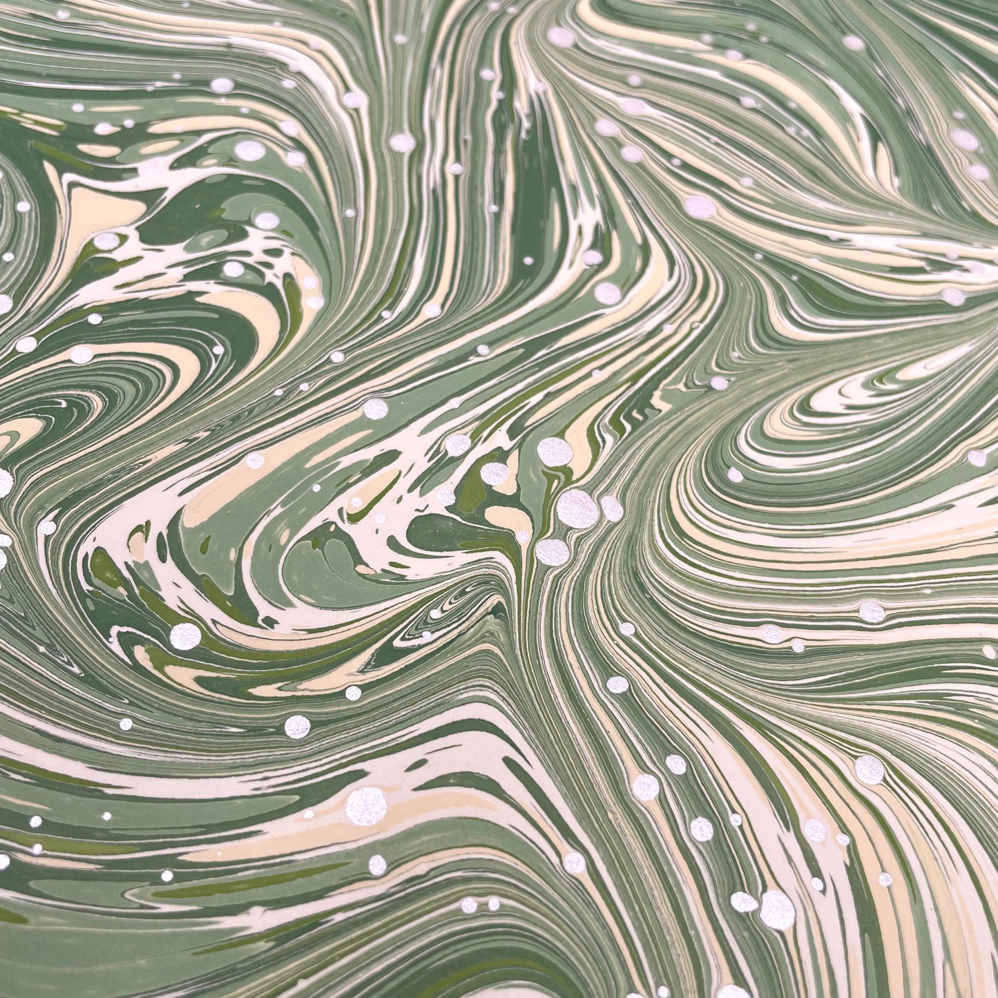 Paperwilds Hand-marbled Paper - Odile