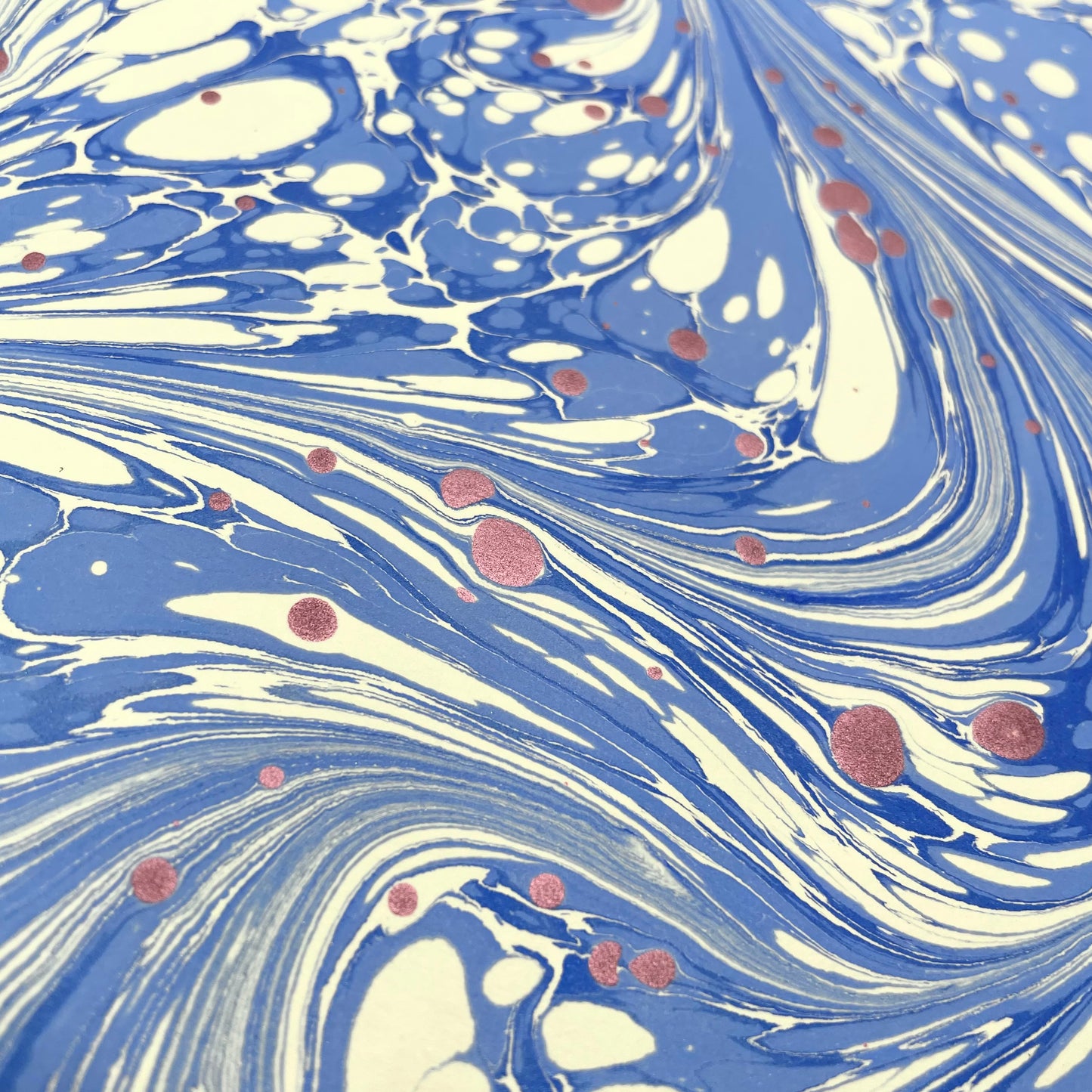 Paperwilds Hand-marbled Paper - Titania