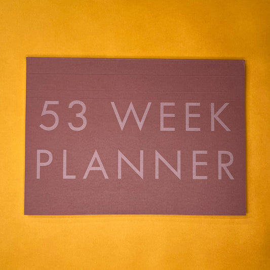 A4 Undated Weekly Desk Planner - Hawthorn