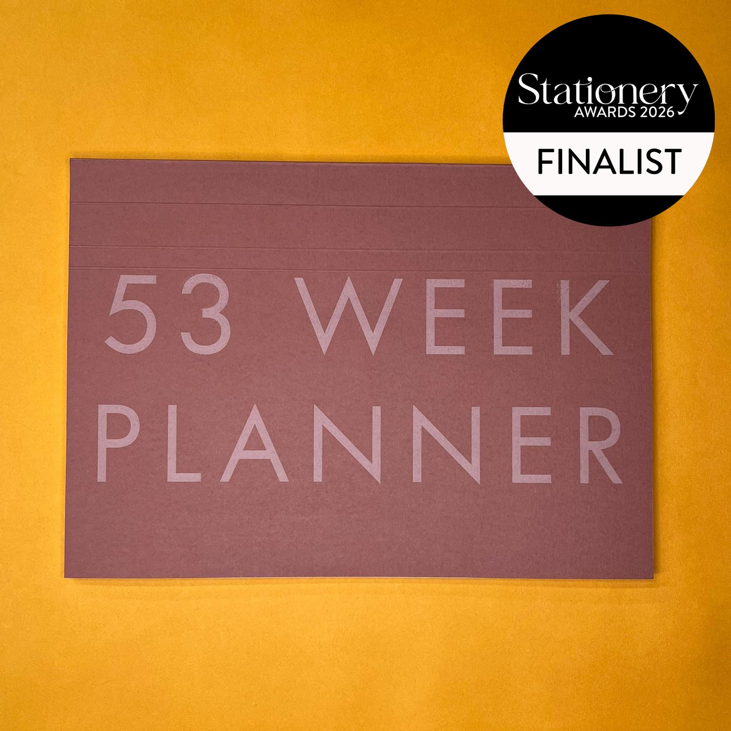A4 Undated Weekly Desk Planner - Hawthorn