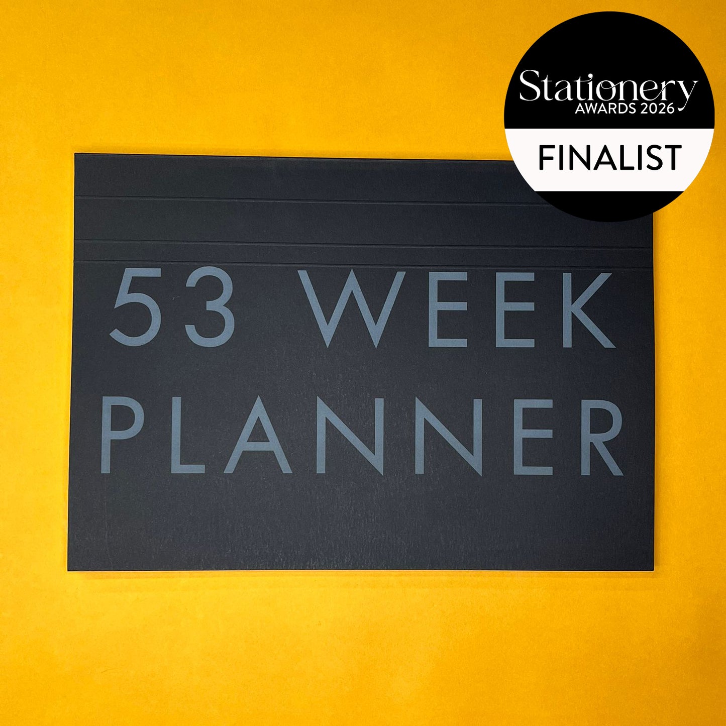 A4 Undated Weekly Desk Planner - Ink