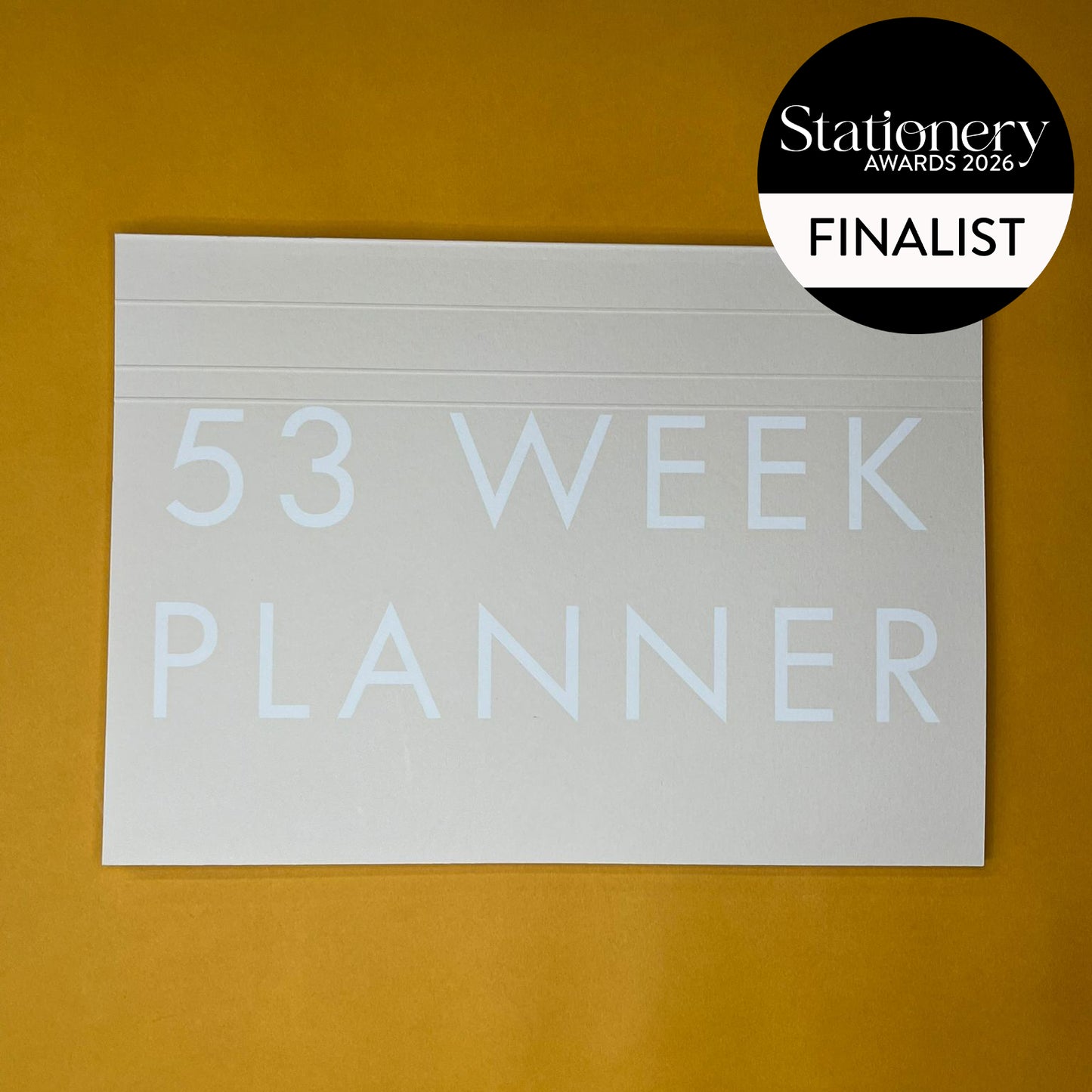 A4 Undated Weekly Desk Planner - Stone