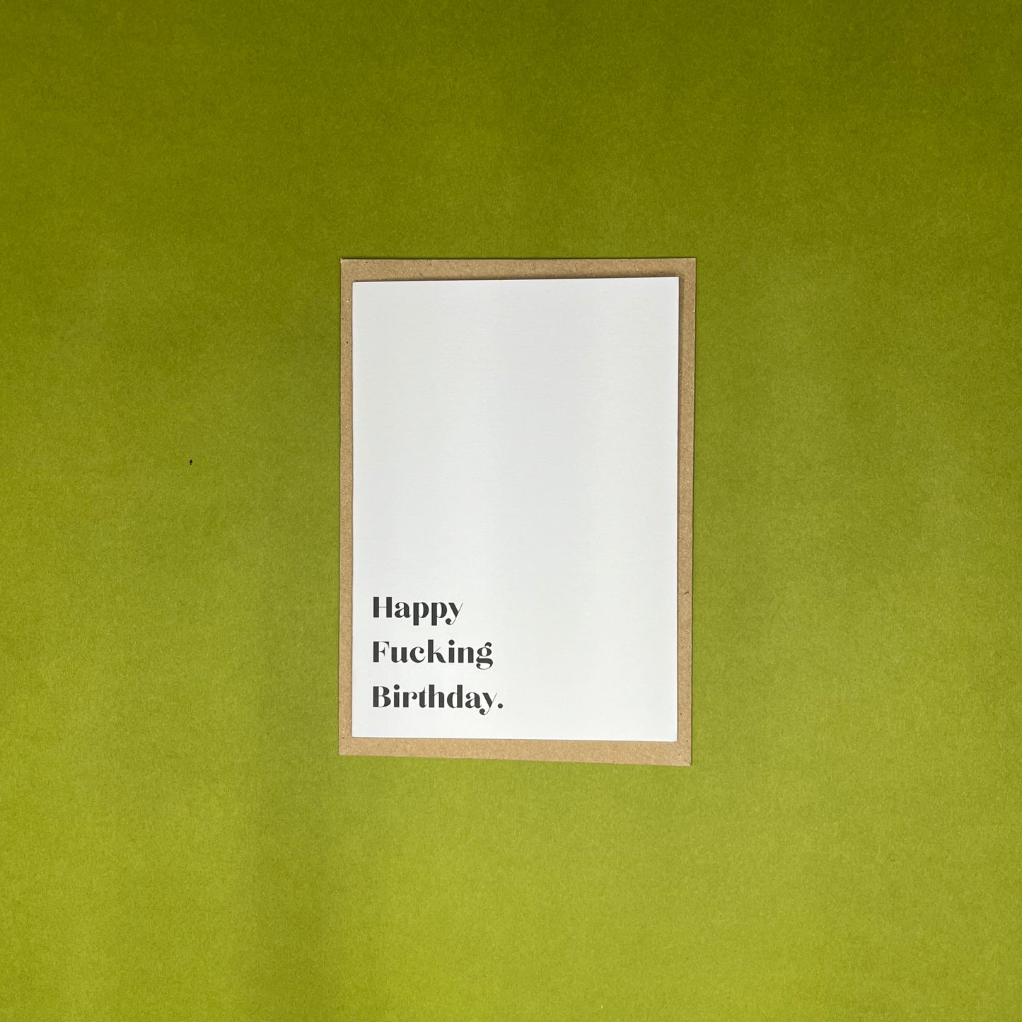 A6 Happy F**king Birthday Greeting Card