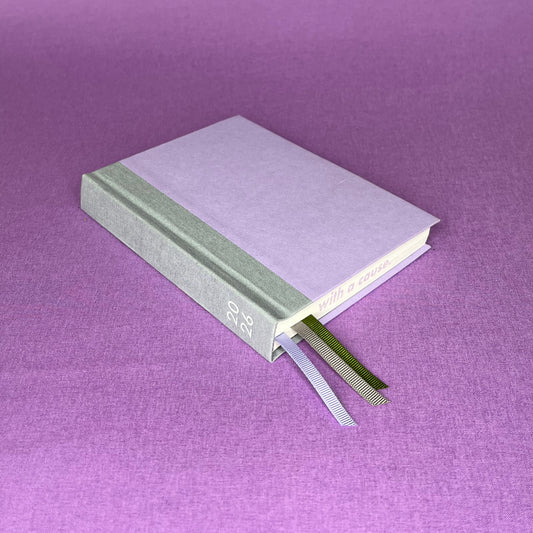 A6 Seasonal Diary 2026 - Lilac