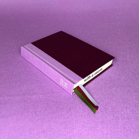 A6 Seasonal Diary 2026 - Plum