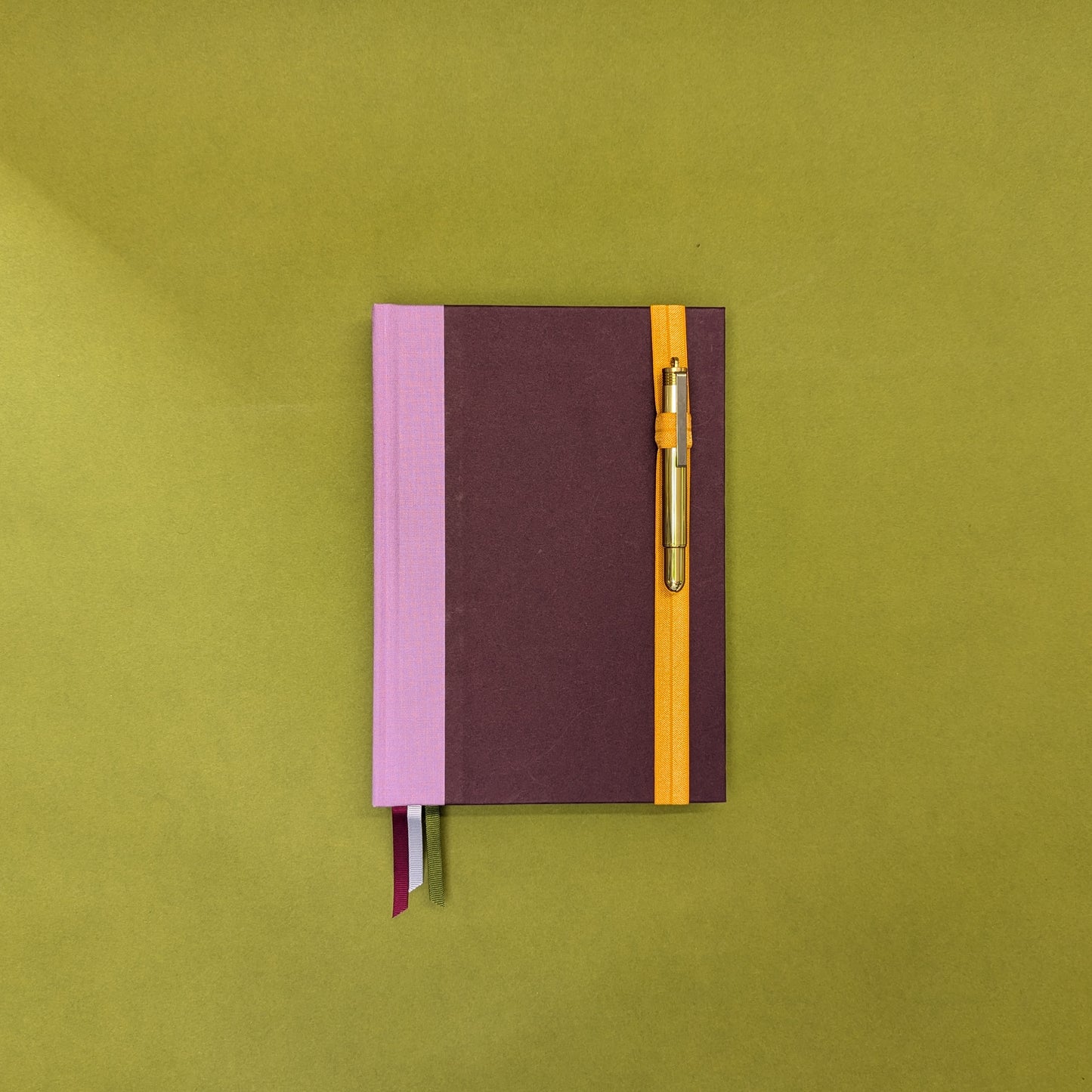 Rebel Stationery Orange Elastic Pen Loop with Pen