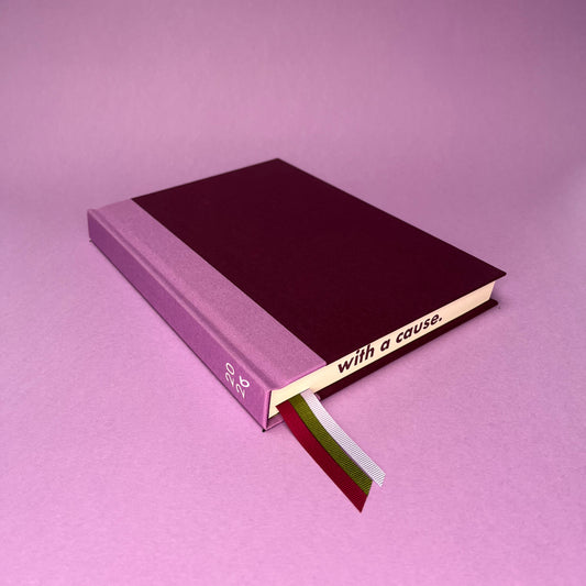 A5 Seasonal Diary 2026 - Plum