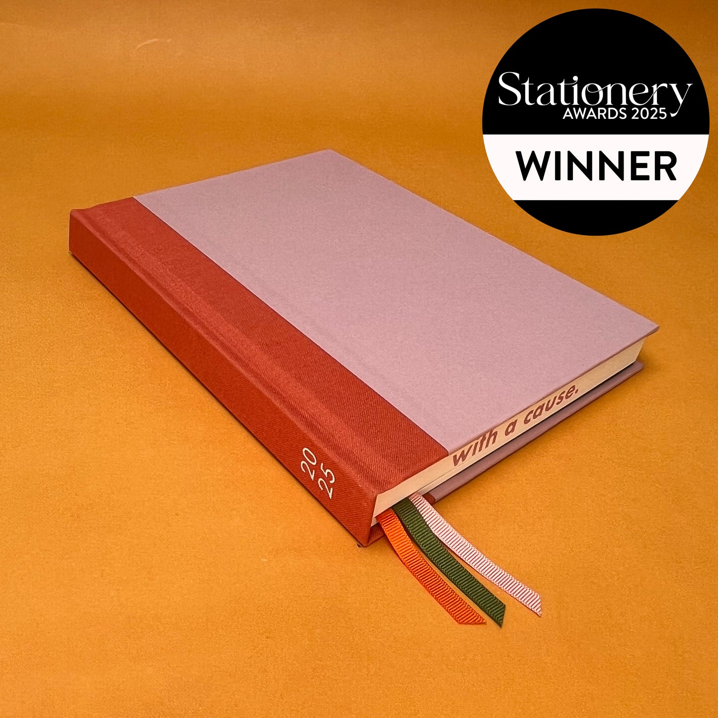Rebel Stationery's Winning Diary in Rose