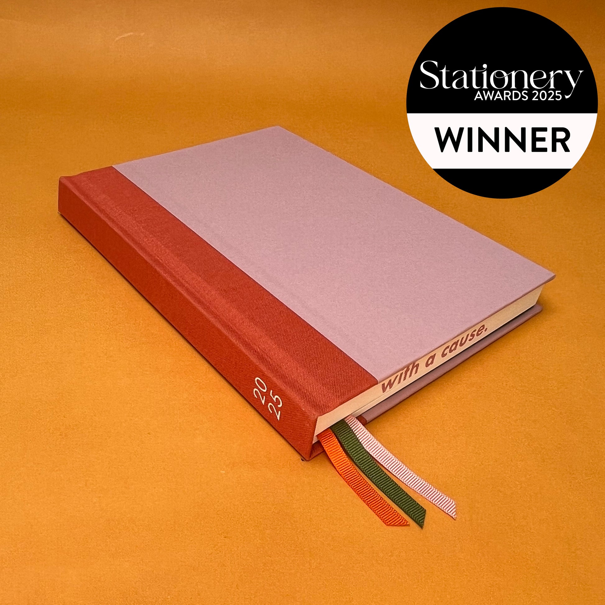 Rebel Stationery's Winning Diary in Rose