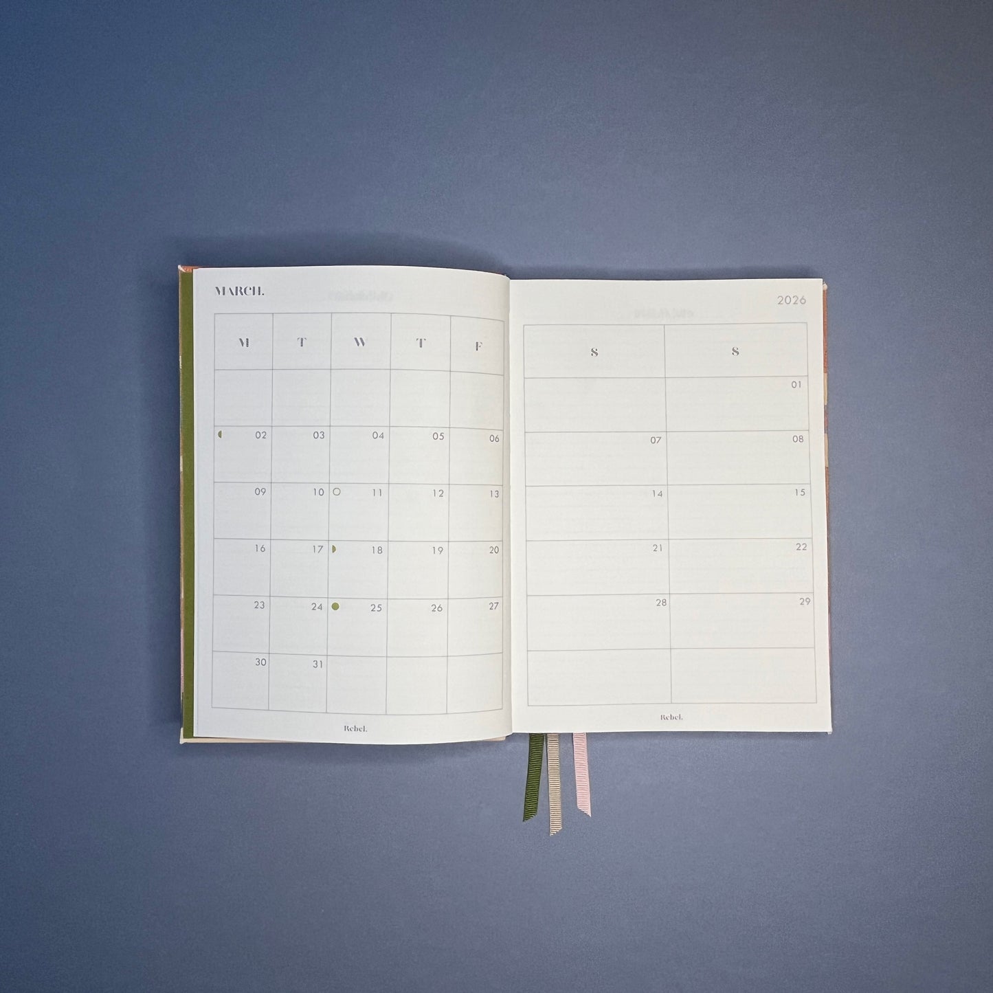 A5 Textile Diary 2026 - Saturnina