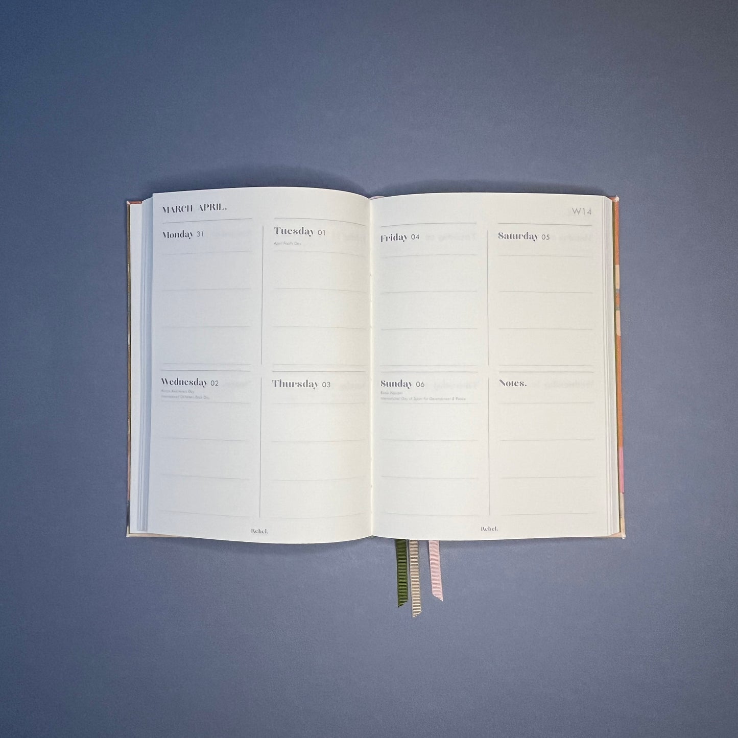 A5 Textile Diary 2026 - Saturnina