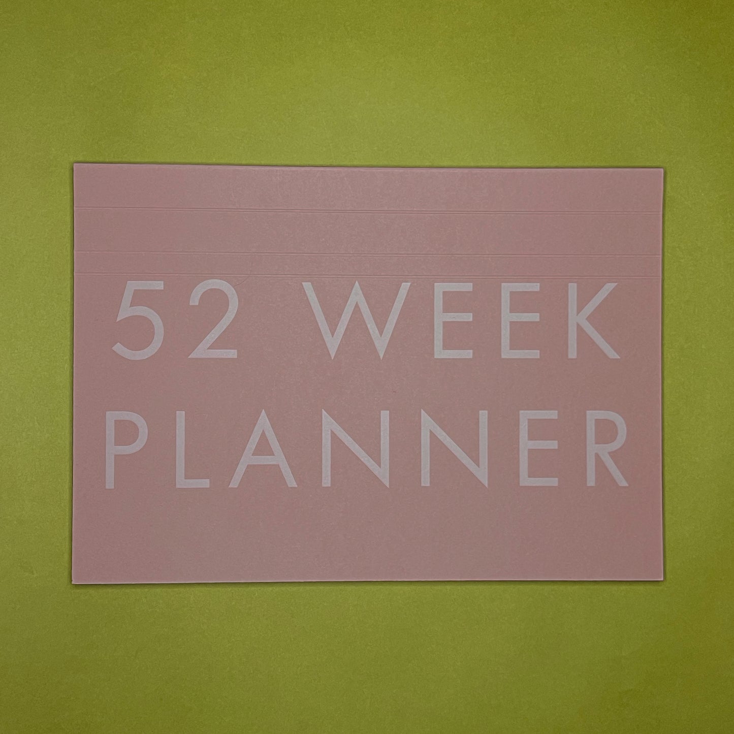 A4 Undated Weekly Desk Planner - Hawthorn