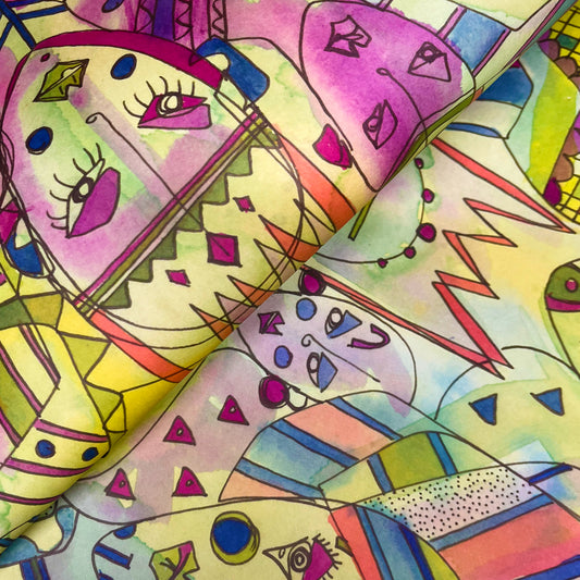 House of Kiyote Gift Wrap - Azalea