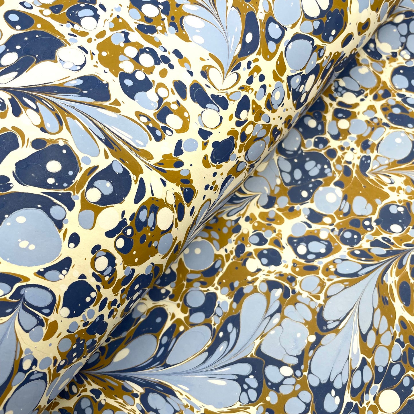 Paperwilds Hand-marbled Paper - Clara