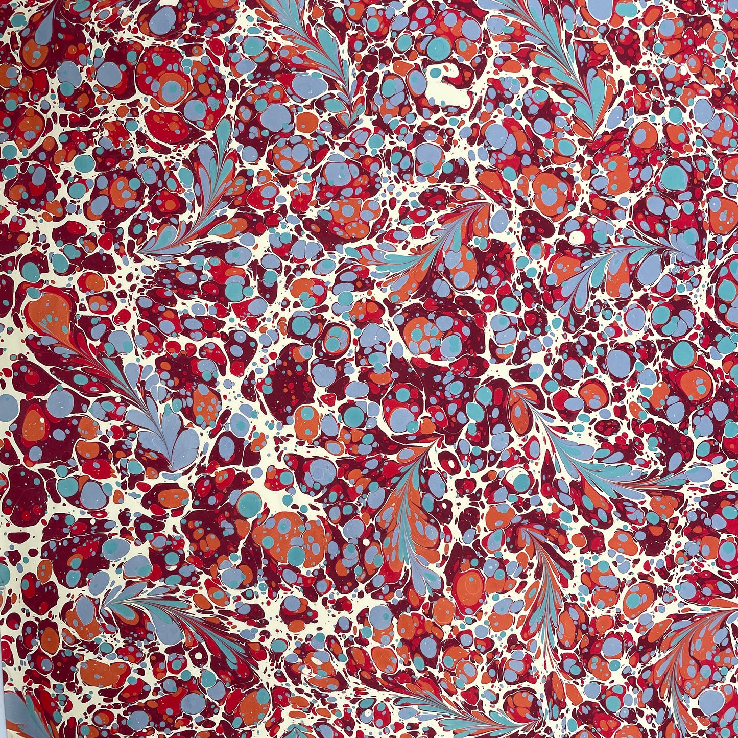 Paperwilds Hand-marbled Paper - Coppelia