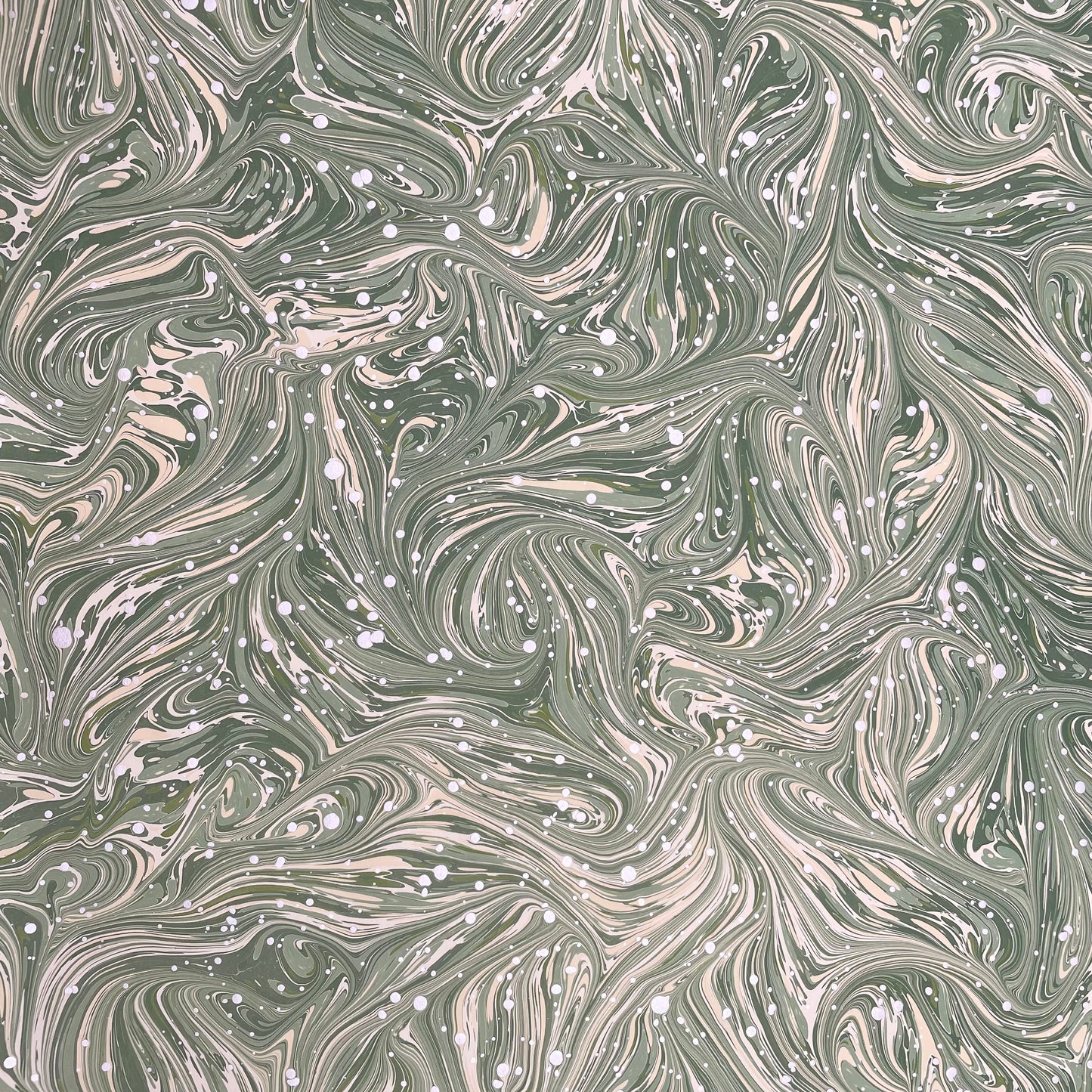 Paperwilds Hand-marbled Paper - Odile