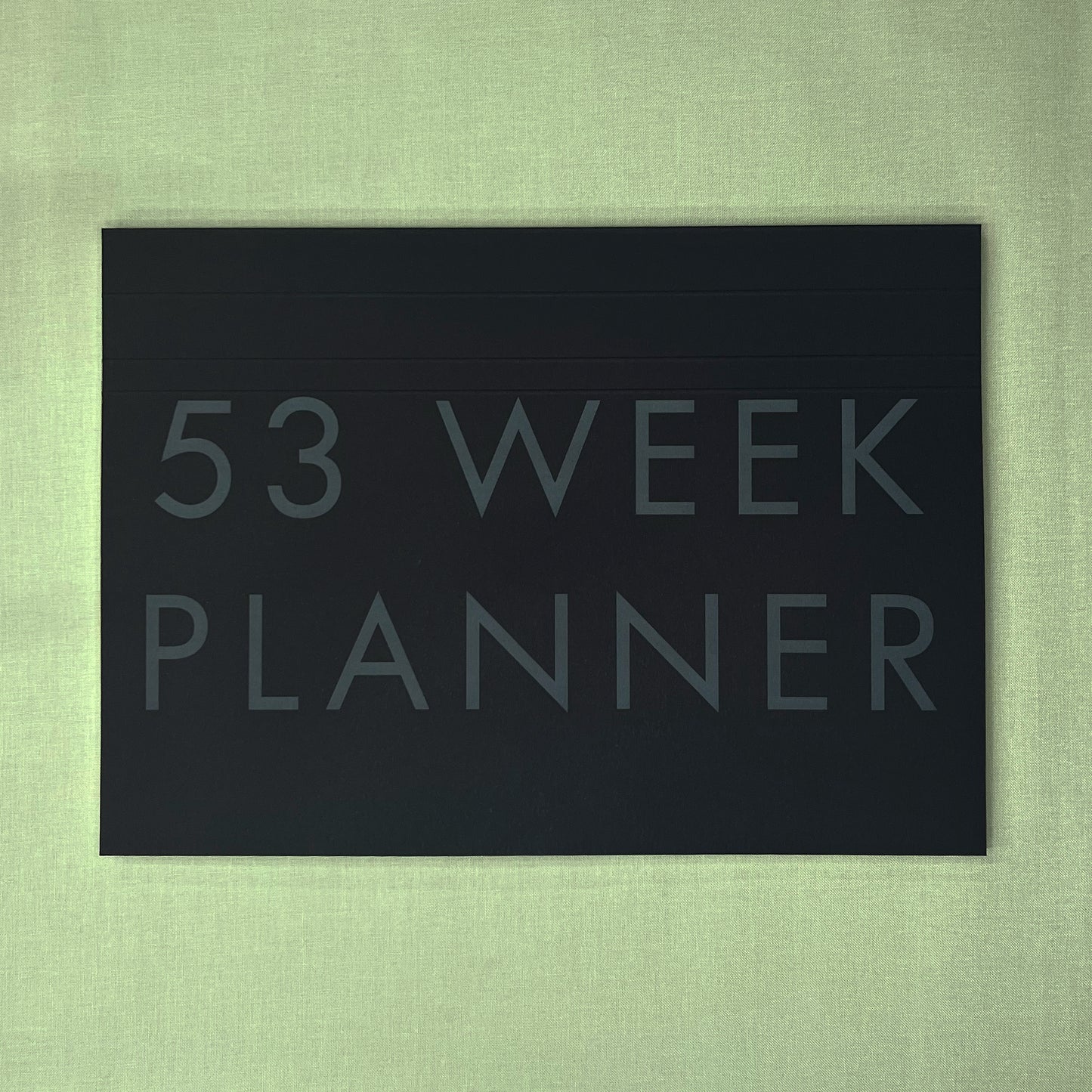 A4 Undated Weekly Desk Planner - Ink