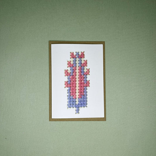 A6 O' Cypress Tree Greeting Card - Freedom Fuschia