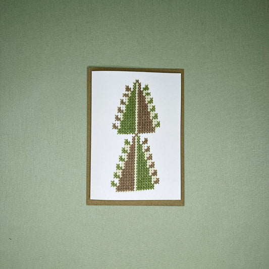 A6 O' Cypress Tree Greeting Card - Handmade Hazel