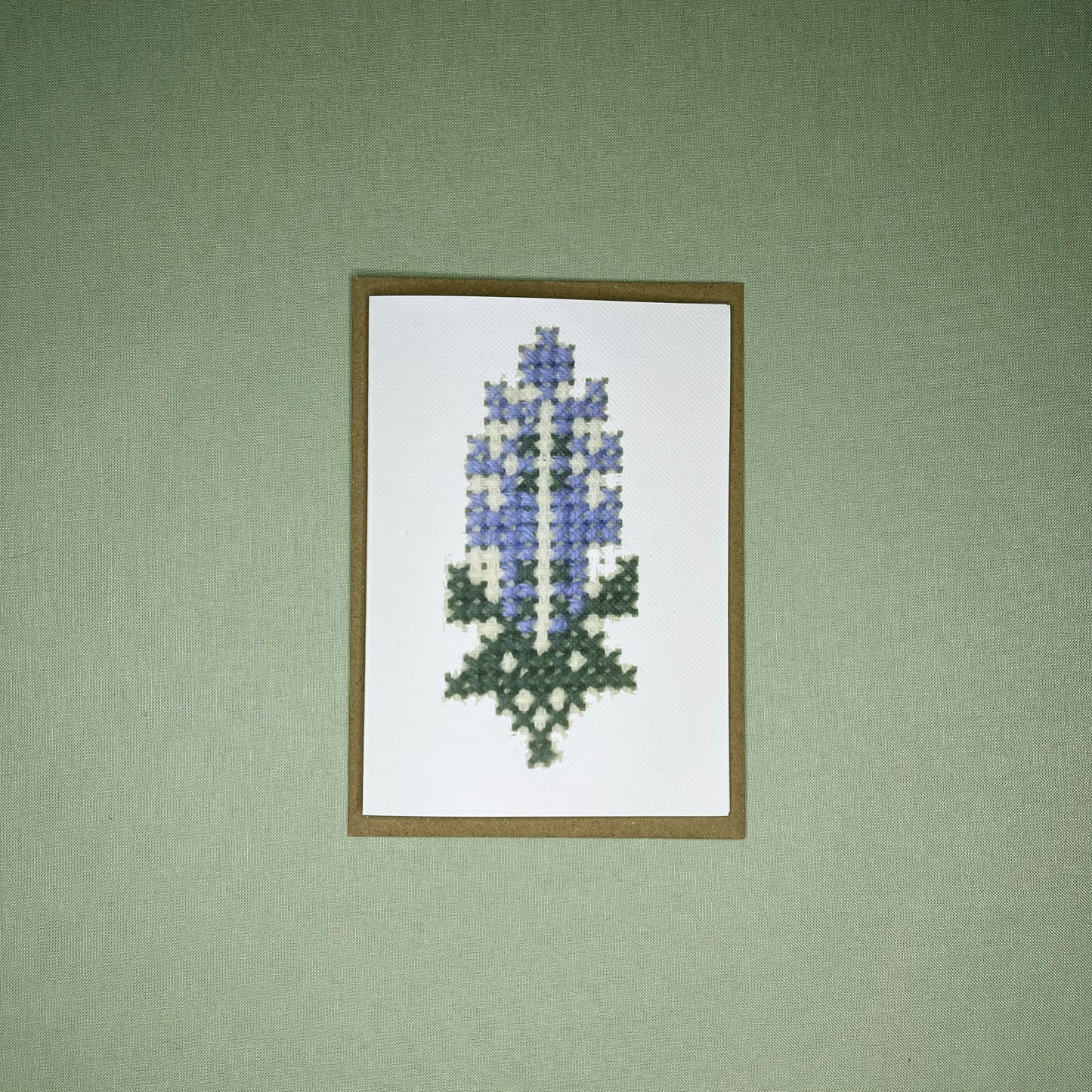 A6 O' Cypress Tree Greeting Card - Levantine Lilac