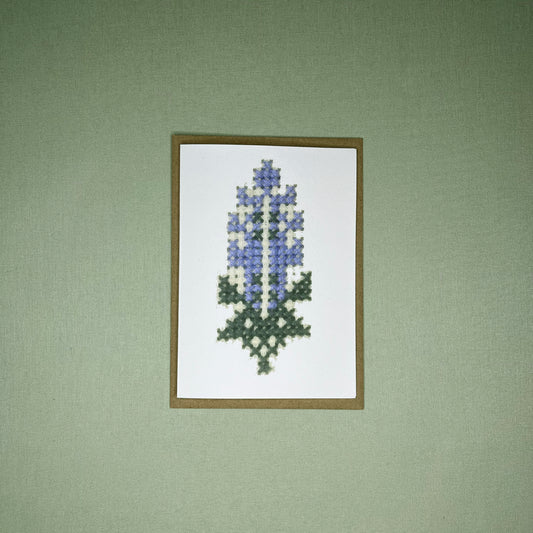 A6 O' Cypress Tree Greeting Card - Levantine Lilac