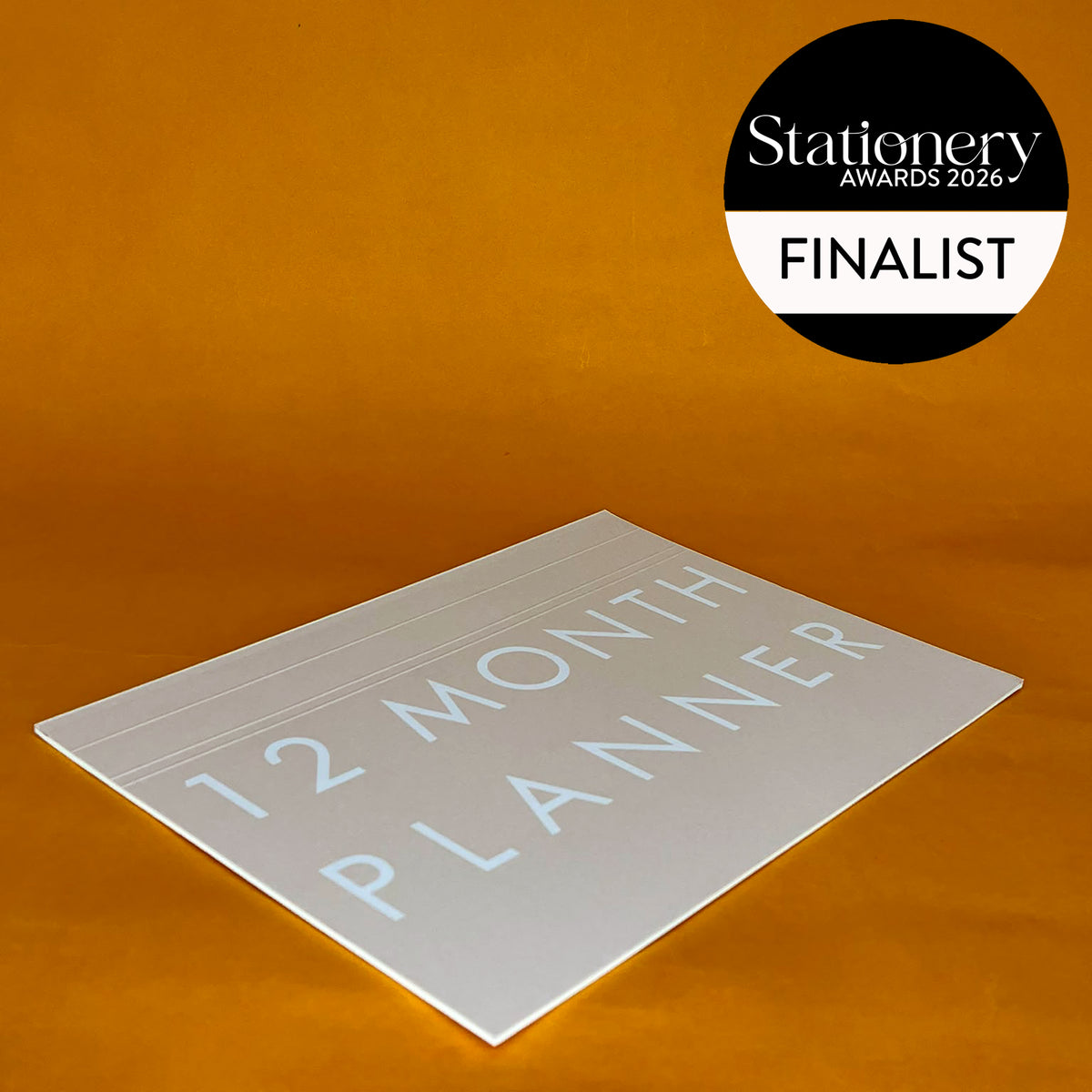A4 Undated Monthly Desk Planner - Stone