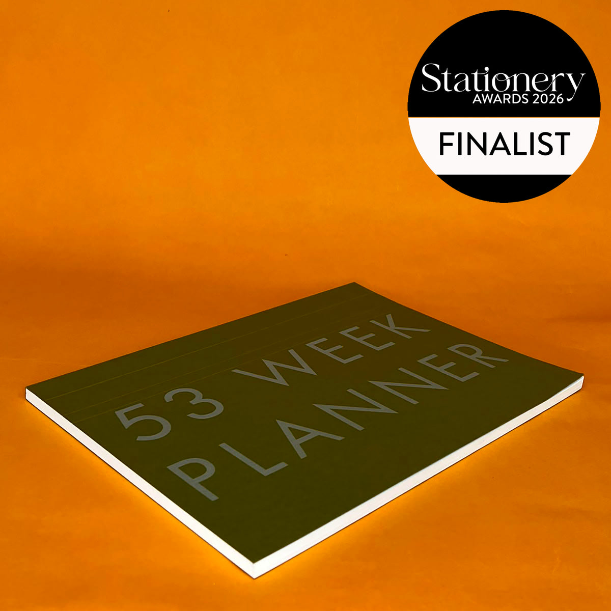 A4 Undated Weekly Desk Planner - Moss